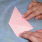 ハートの折り鶴(A)の折り方3