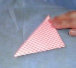 ハートの折り鶴(A)の折り方