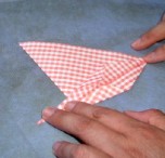 ハートの折り鶴(A)の折り方6