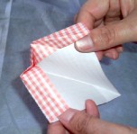 ハートの折り鶴(A)の折り方10